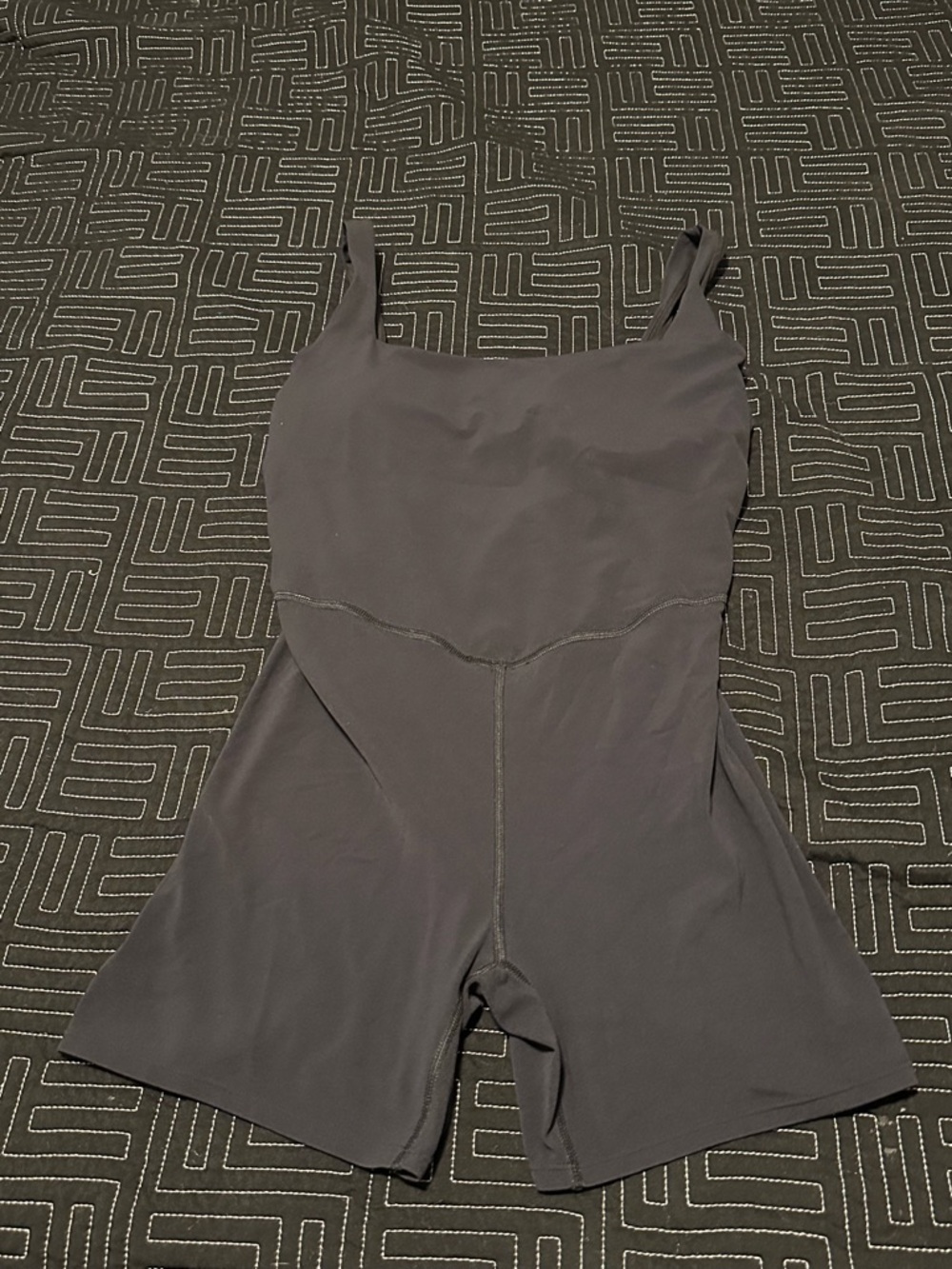 Sleek Black Shaping Athletic Romper